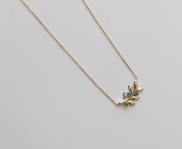 Olive Branch Necklace