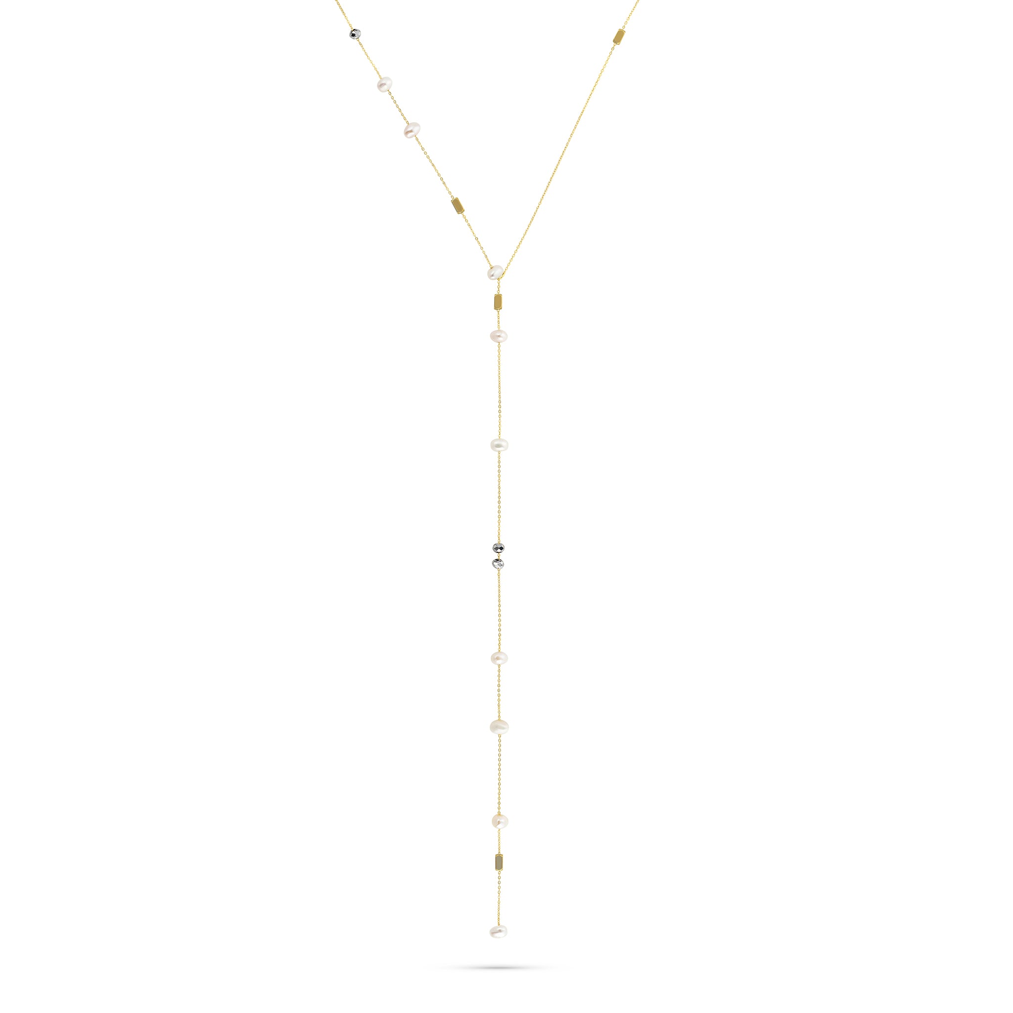 Pearl Lariat Necklace