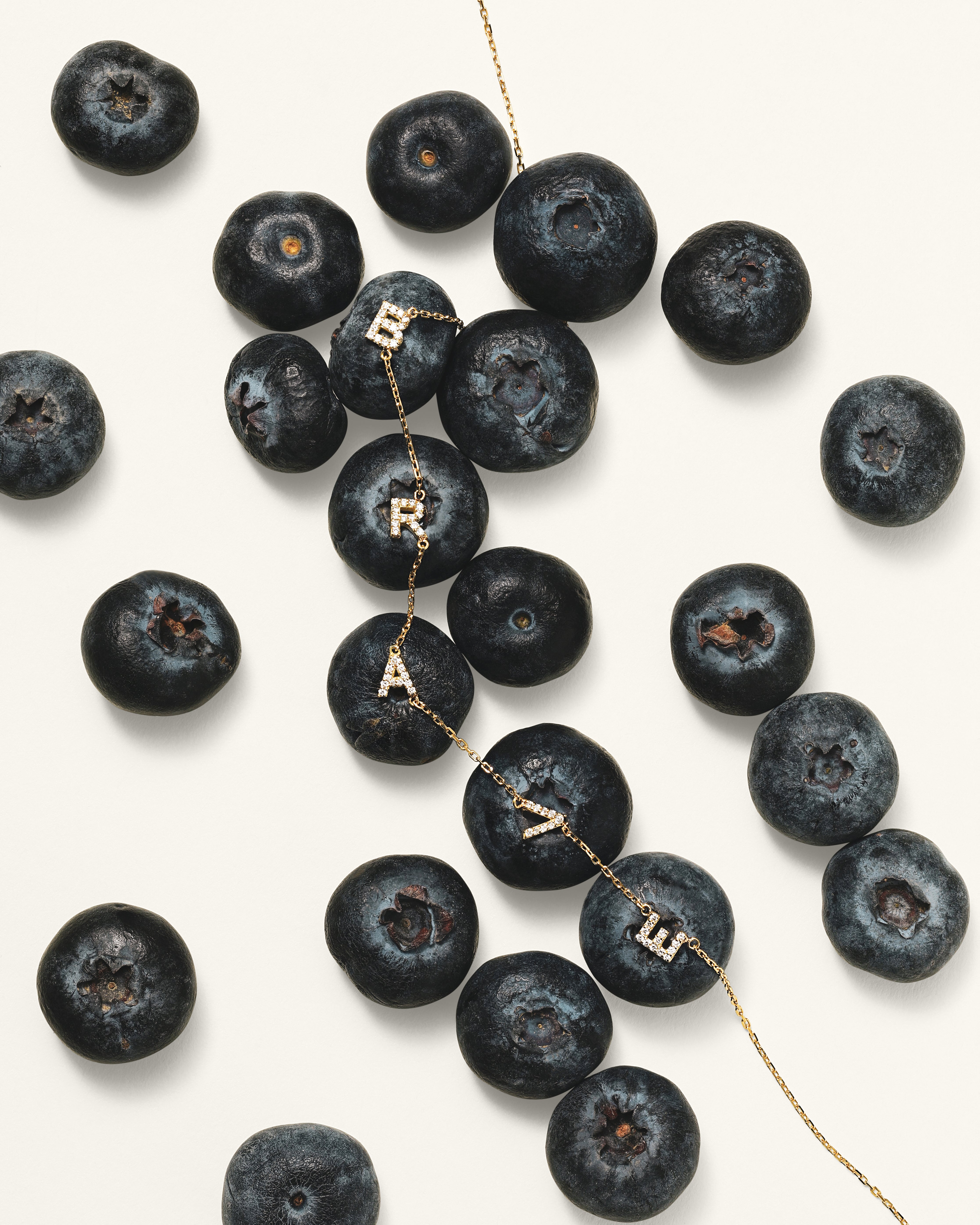 BRAVE Diamond Letter Necklace