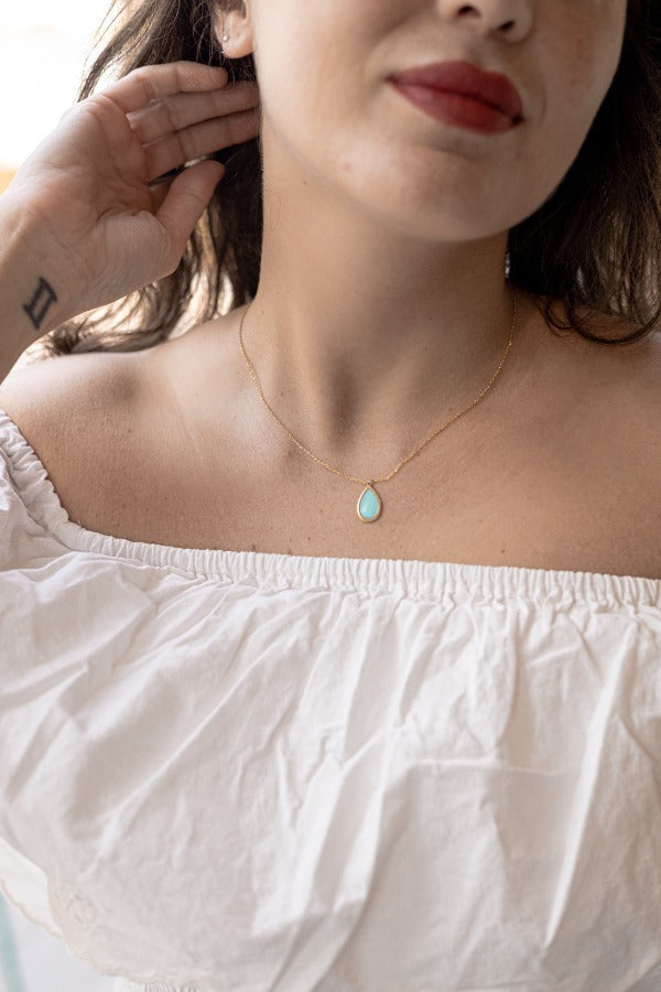 Turquoise Dew Necklace